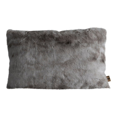 Kuschelkissen - faux fur rechteckig Grau von PTMD - Esszett Luxury | Stilvolles Wohnen mit Charakter