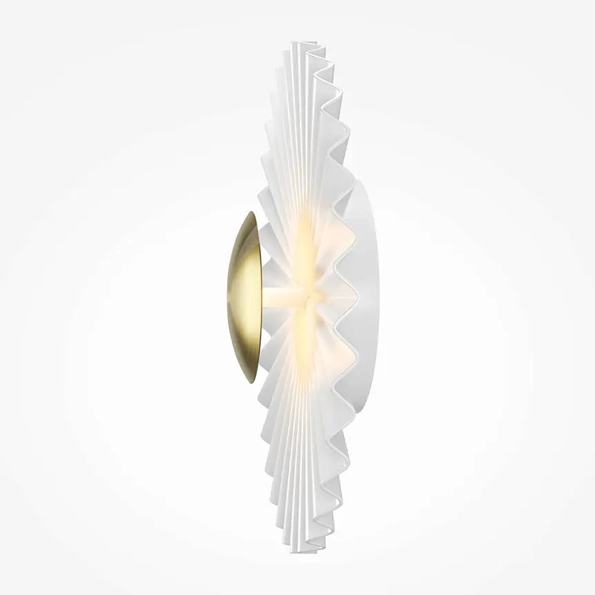Wall light Brushed brass, glass shade, integrated LED - Fiore | Maytoni