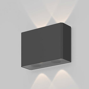 Wandleuchte Graphit - Aluminium - Finish mit Doppelausleuchtung und integrierter 4 W LED – Show | Maytoni - Esszett Luxury | Stilvolles Wohnen mit Charakter