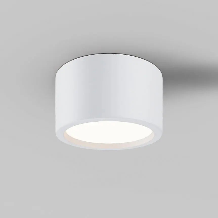 Deckenleuchte – Weißes Aluminium, IP44 Schutz, Warmweiß, Ø17,6 cm - Hydra | Maytoni