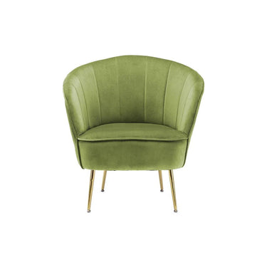 Sessel mit Samtbezug, Ziersteppung und Metallbeinen – Loulan 125 | Kayoom - Esszett Luxury | Stilvolles Wohnen mit Charakter