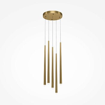 Pendelleuchte Gebogenes Schwarz - Gold Gehäuse LED – Cascade | Maytoni - Esszett Luxury | Stilvolles Wohnen mit Charakter