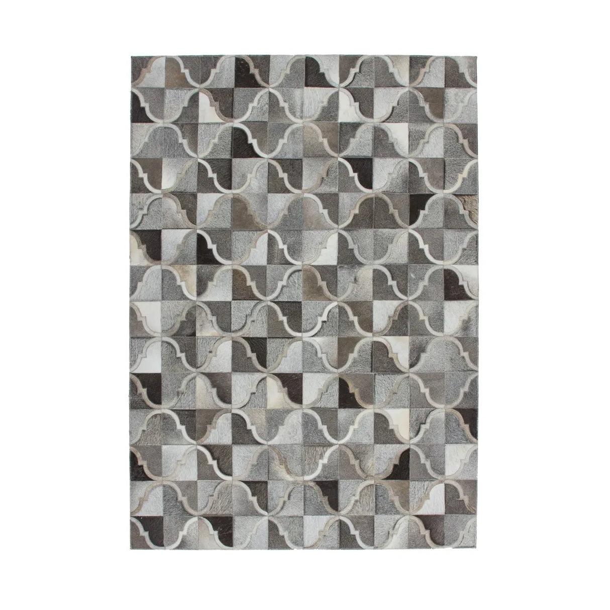 Carpet Leather Patchwork Handmade Durable – Lavish 310 | Kayoom