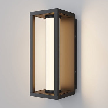 Wandleuchte mit graphitfarbenem Aluminium - Zylinder und röhrenförmigem Acryl - Diffusor – Expo | Maytoni - Esszett Luxury | Stilvolles Wohnen mit Charakter