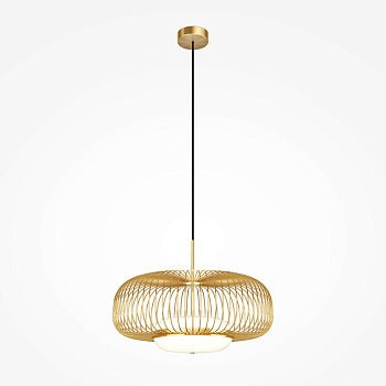 Pendelleuchte Messingfarbiges Metallgitter & Opalglas - Diffusor – Levitation | Maytoni - Esszett Luxury | Stilvolles Wohnen mit Charakter