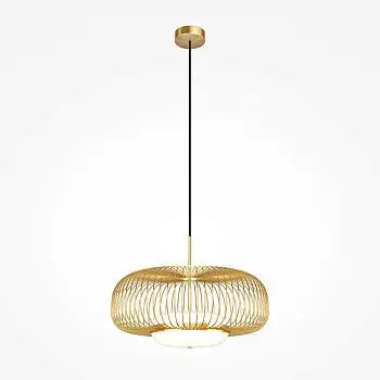 Pendelleuchte – Messingfarbenes Metall, 20 W Leistung, Warmweiß, 337 cm Höhe - Levitation | Maytoni