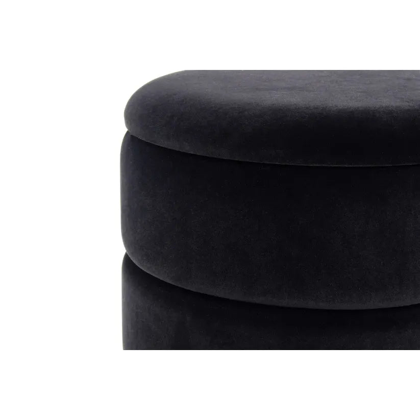 Hocker Samtbezug Gittermetallgestell runde Form – Zero 525 | Kayoom - Esszett Luxury | Stilvolles Wohnen mit Charakter