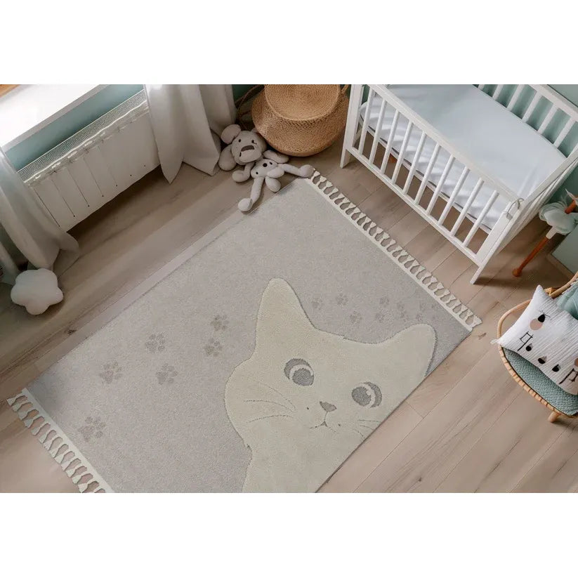 Teppich – Polypropylen Flor, Kindermotiv, Taupe Design, 120 x 170 cm - Modena 421 | Kayoom