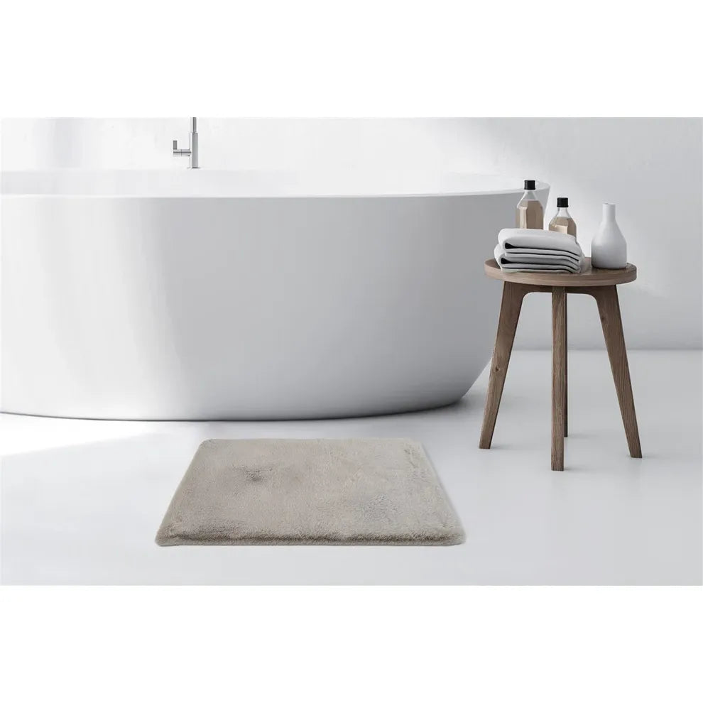 Badematte – Kunstfell Oberfläche, Hoher Flor, Weiche Haptik - Rabbit 325 | Kayoom