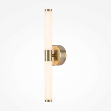 Wandleuchte Gold Aluminium, matte weiße Acrylzylinder, 10 W LED 3000 K – Axis | Maytoni - Esszett Luxury | Stilvolles Wohnen mit Charakter