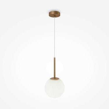 Pendelleuchte Modern Goldfarbenes Metall Mattweißes Glas LED 40 W – Basic Form | Maytoni - Esszett Luxury | Stilvolles Wohnen mit Charakter