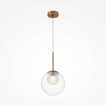 Pendelleuchte Rundes Mesh - Design Gebürstetes Gold LED 40 W – Basic Form | Maytoni - Esszett Luxury | Stilvolles Wohnen mit Charakter