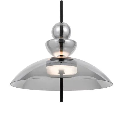 Pendelleuchte – Schwarzes Metall, Cognacglas, Warmweißes Licht - Bangkok | Maytoni