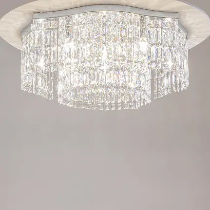 Deckenleuchte – Chromfarbenes Metall, 10-flammig, 60 cm Durchmesser - Dune | Maytoni