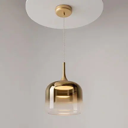 Pendelleuchte – Goldenes Metallgehäuse, 12W Leistung, Warmweiß, IP20 Schutzart - Spirito | Maytoni