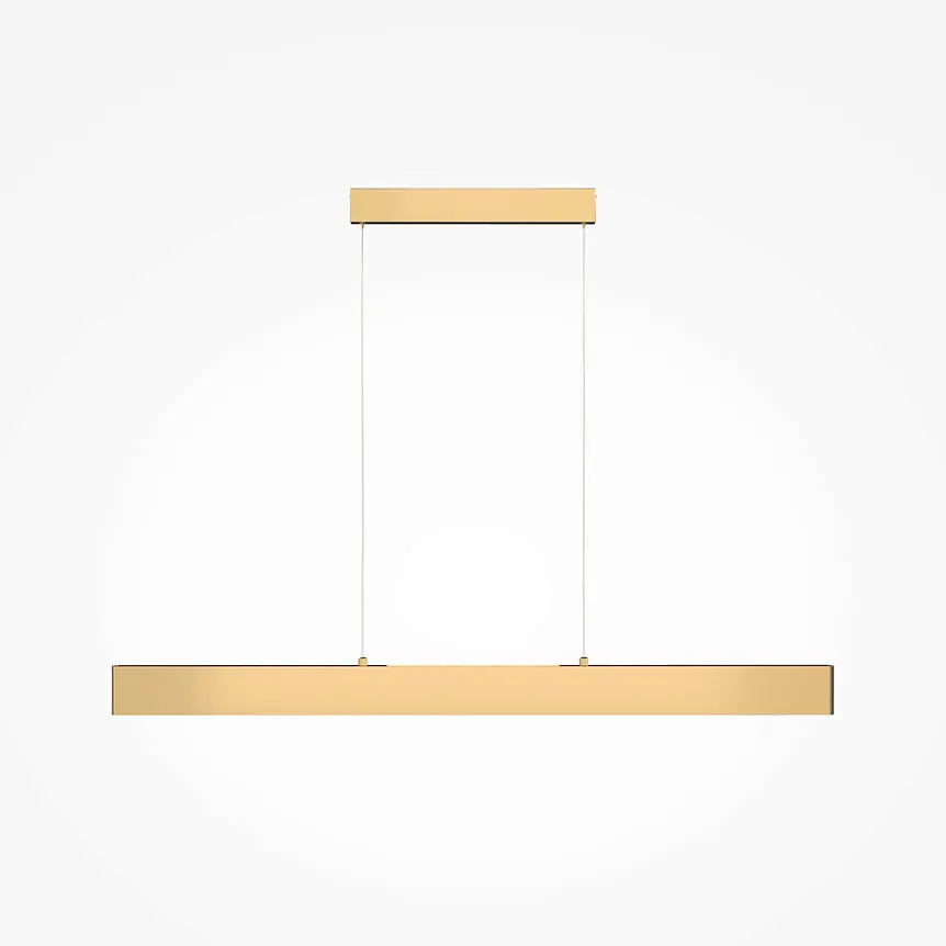 Pendelleuchte – Mattgold Finish, Metallgehäuse, 30 W Leistung, 150 cm Höhe, Warmweiß - Step | Maytoni