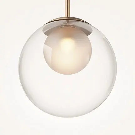 Pendant Light Round Mesh Design Brushed Gold LED 40W – Basic Form | Maytoni