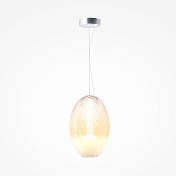 Pendelleuchte Chrom‑Metallfuß Glaskörper mit Farbverlauf & integrierte LED – Serie Bruma | Maytoni - Esszett Luxury | Stilvolles Wohnen mit Charakter