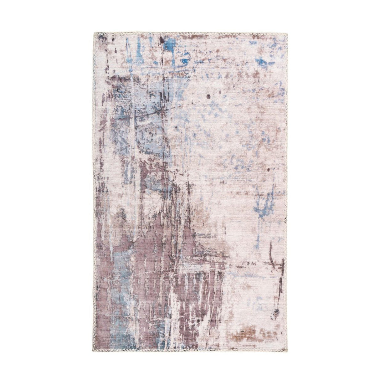 Teppich – Vintage Muster, Abstraktes Design, Distressed Optik, 160 x 230 cm - Person 125 | Kayoom