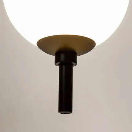 Pendant Light Black Metal Frame with White Glass Shade – The Sixth Sense Z020PL-L6B3K | Maytoni