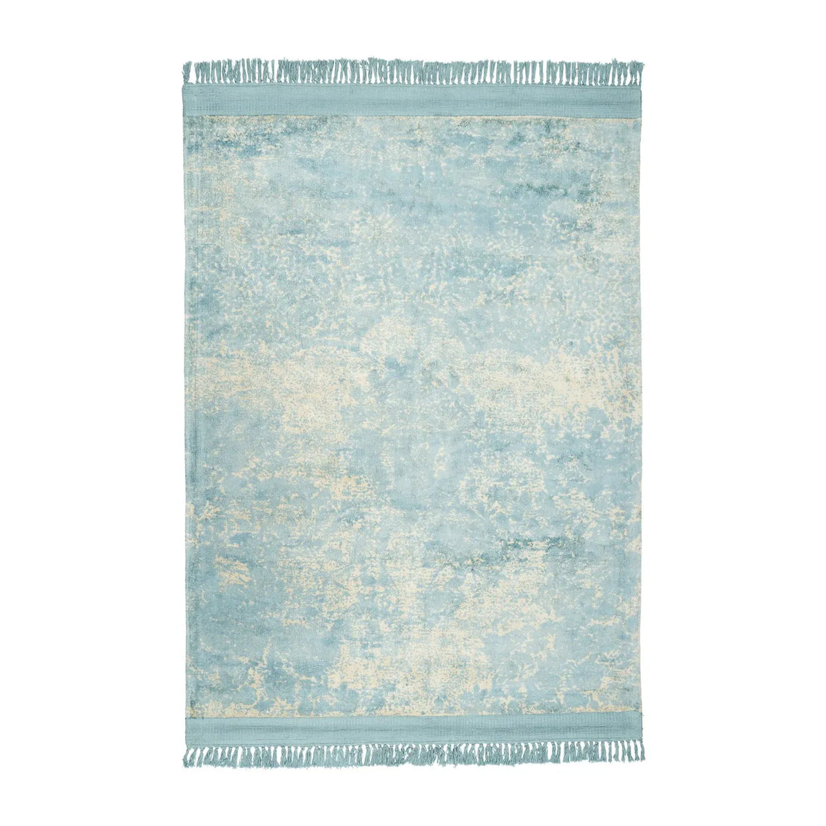 Short Pile Viscose Rug with Fringes – Dolce Vita 125 | Kayoom