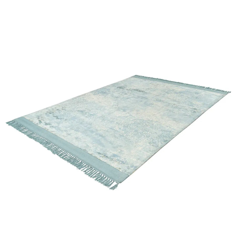 Short Pile Viscose Rug with Fringes – Dolce Vita 125 | Kayoom