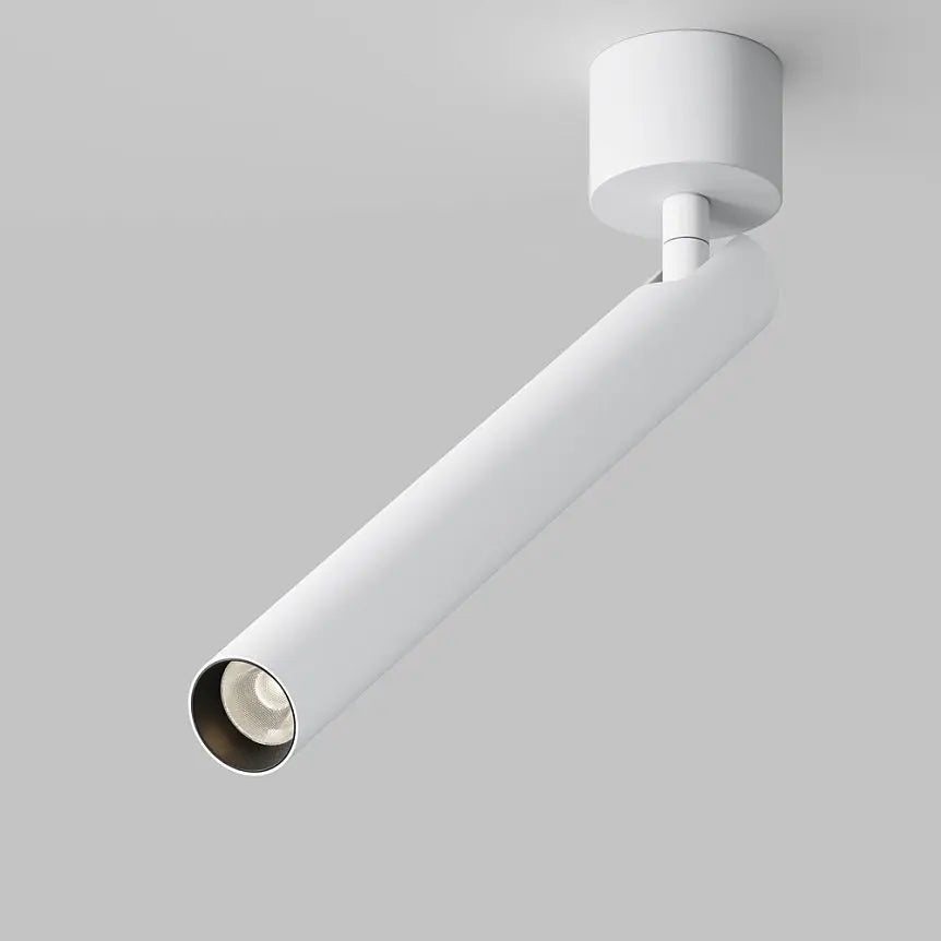 Deckenleuchte – Weißes Aluminium, 6 W LED, CRI Ra 90, Höhe 34.1 cm - Focus T | Maytoni