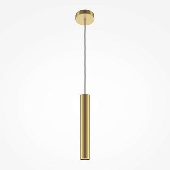 Pendelleuchte Goldfarbenes Metall Modernes Design & Integrierte LED – Pro Focus | Maytoni - Esszett Luxury | Stilvolles Wohnen mit Charakter