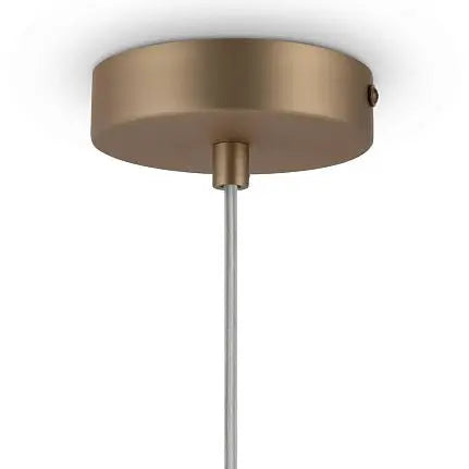 Pendant Lamp Modern Gold Metal Matt White Glass LED 40W – Basic Form | Maytoni