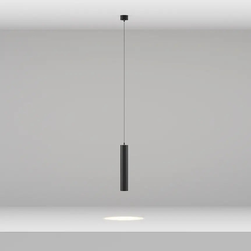 Pendant Light Black aluminum housing with 12W LED, 3000K color temperature, and 40° beam angle – Focus LED | Maytoni