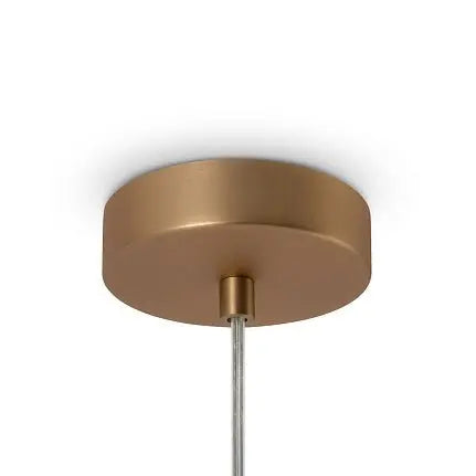 Pendant Lamp Modern Gold Metal Matt White Glass LED 40W – Basic Form | Maytoni