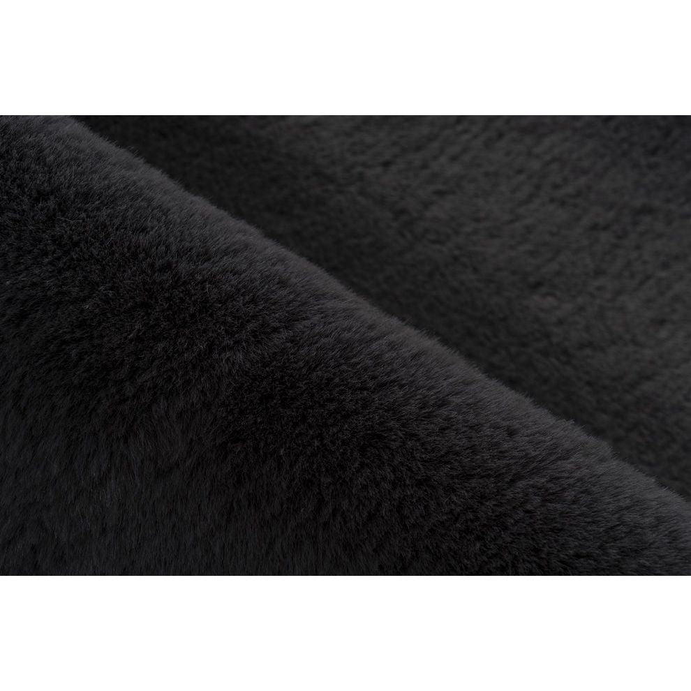 Badematte – Weiches Garn, Flauschige Oberfläche, Dunkelgrauer Farbton, 65 x 100 cm - Rabbit 125 | Kayoom