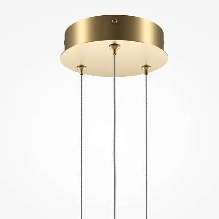 Pendant Light Black & Gold Linear Design & Integrated LED – Halo | Maytoni