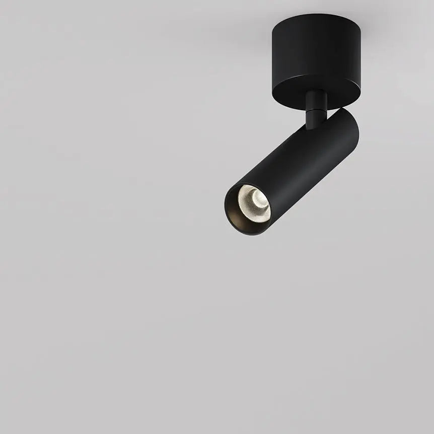 Deckenleuchte – Schwarzes Aluminium, 6 W LED, CRI Ra 90, Höhe 16.6 cm - Focus T | Maytoni