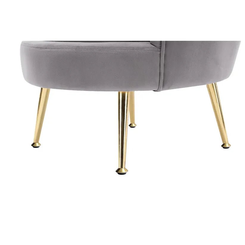 Sessel Velvet - Stoff Steppnähte höhenverstellbare Metallfüße – Barbara 125 | Kayoom - Esszett Luxury | Stilvolles Wohnen mit Charakter