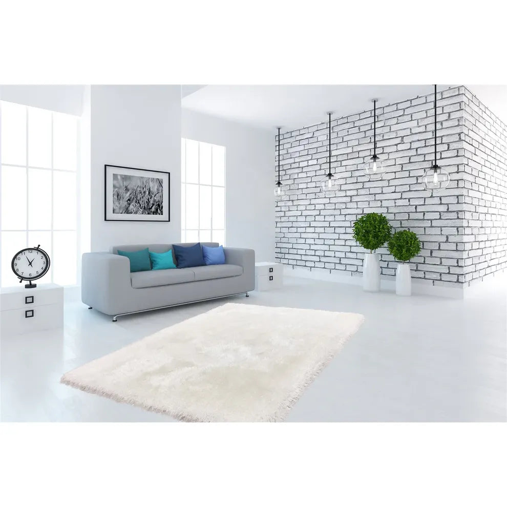 High-pile Hand-woven Two-tone Luminous Rug - Cosy 310 | Kayoom