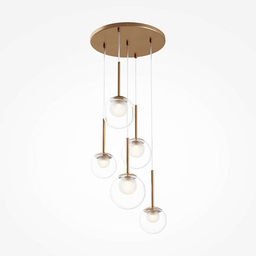 Pendelleuchte Bürstendes Gold Maschendrahtzylinder - Design LED 40 W – Basic Form | Maytoni - Esszett Luxury | Stilvolles Wohnen mit Charakter