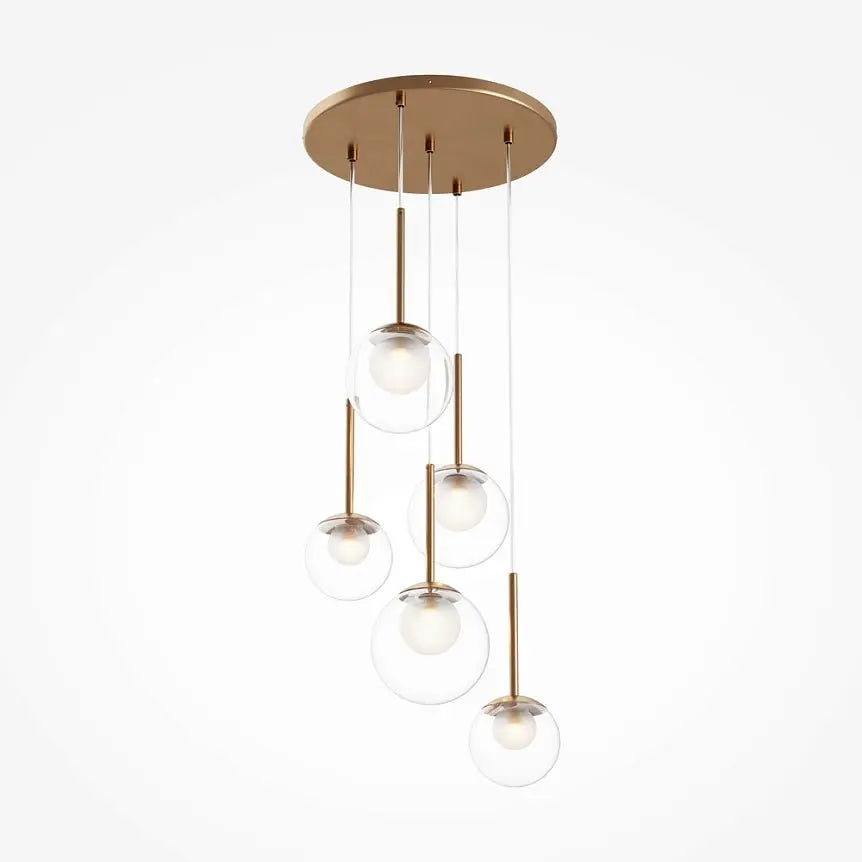 Pendant Lamp Brushed Gold Mesh Cylinder Design LED 40 W – Basic Form | Maytoni