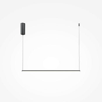 Pendelleuchte Mattschwarzes Finish Röhrenförmiges Design & Integrierte LED – Halo | Maytoni - Esszett Luxury | Stilvolles Wohnen mit Charakter