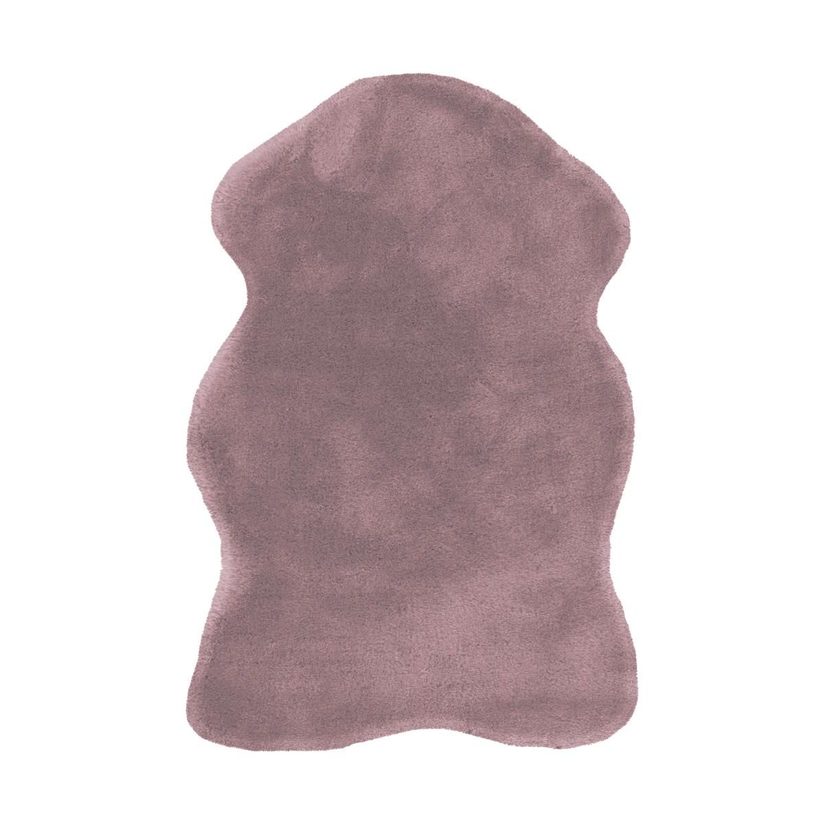 Carpet fluffy high pile plain-colored surface non-slip backing – Rabbit Sheepskin 225 | Kayoom