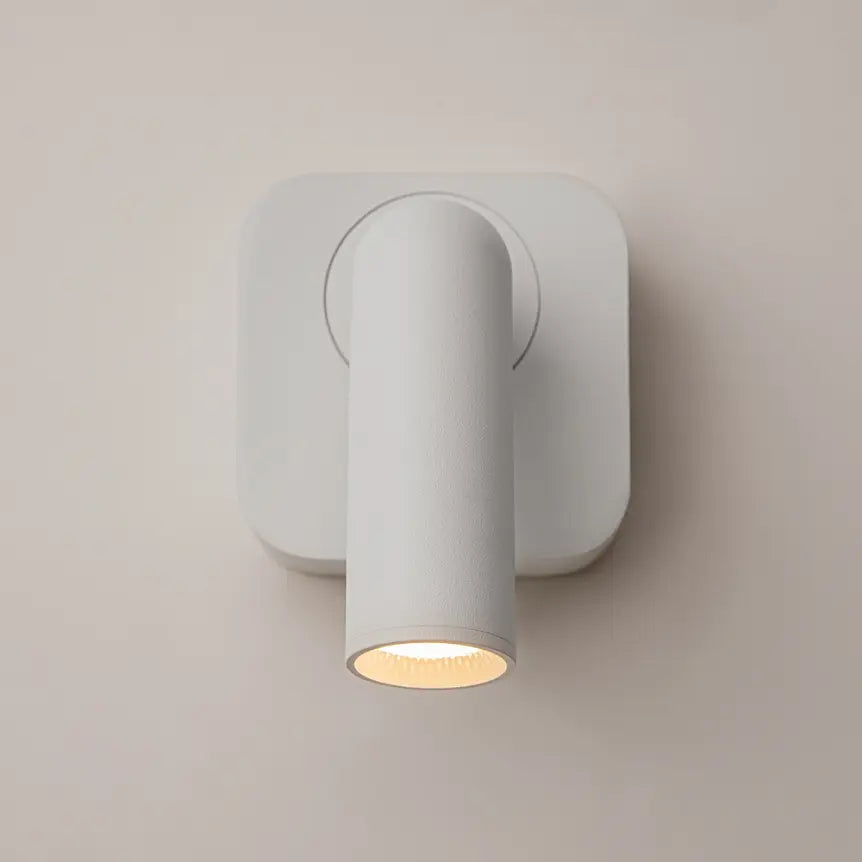 Wandleuchte – Weißes Metall und Aluminium, 3 W Leistung, Rechteckige Basis, 8,5 cm Höhe - Mirax | Maytoni