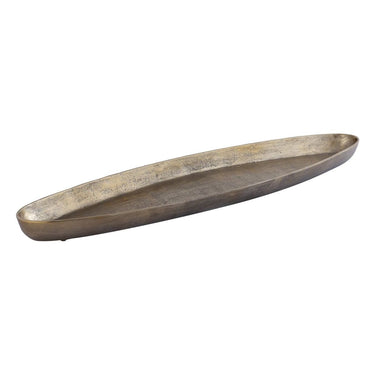 Riesige Aluminiumschale - Yaren Gold XL (106 x 33 x 7 cm) 1 von PTMD - Esszett Luxury | Stilvolles Wohnen mit Charakter