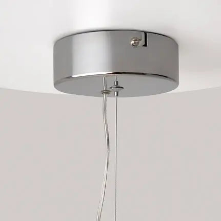 Pendant light with gold-colored metal base, transparent glass, and crystal accents in a luxurious design – Collar | Maytoni