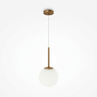 Pendelleuchte Modern Goldfarbenes Metall Mattweißes Glas LED 40 W – Basic Form | Maytoni - Esszett Luxury | Stilvolles Wohnen mit Charakter