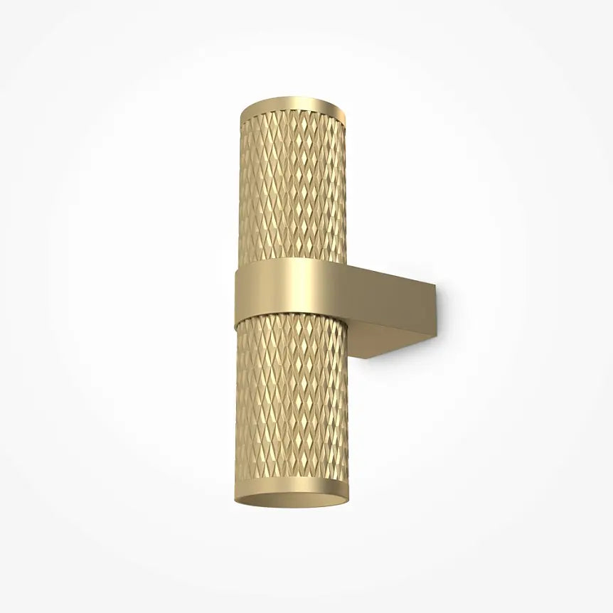 Wandleuchte – Mattgoldenes Aluminium, 2× GU10 Fassung, 10 W Leistung - Focus Design | Maytoni