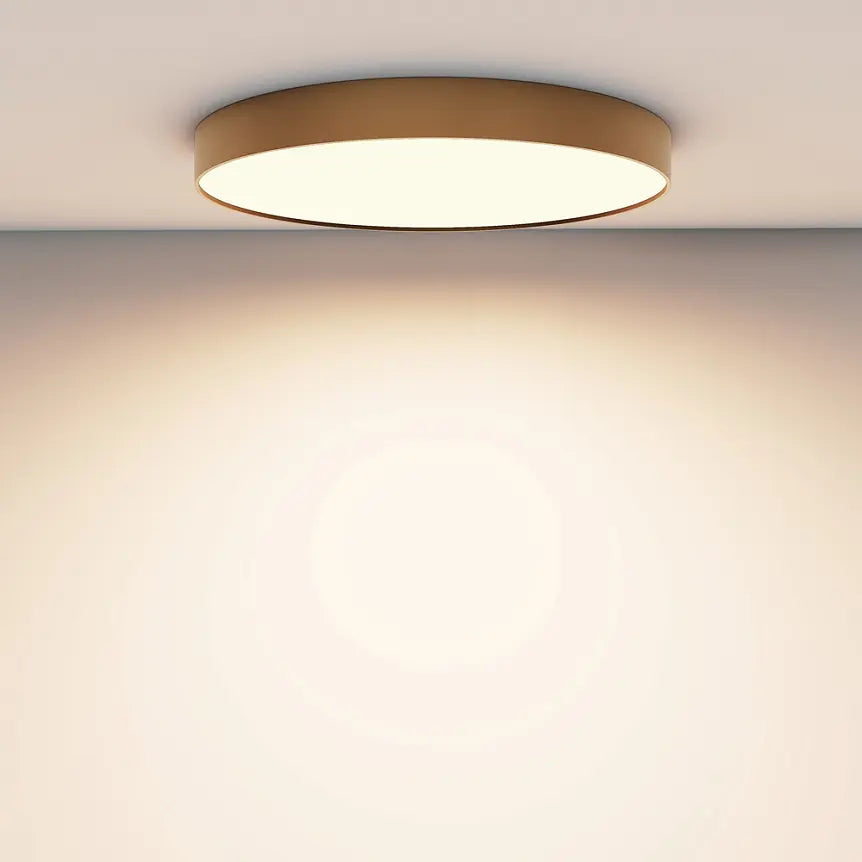 Deckenleuchte – Mattgold Finish, Aluminium Gehäuse, 90W Leistung, Ø60 cm - Zon | Maytoni