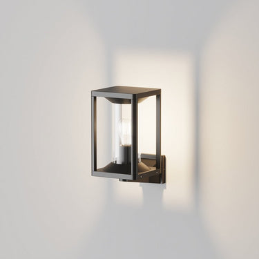 Wandleuchte mit graphitfarbenem Aluminiumkörper und klarem Acryldiffusor – Cell | Maytoni - Esszett Luxury | Stilvolles Wohnen mit Charakter
