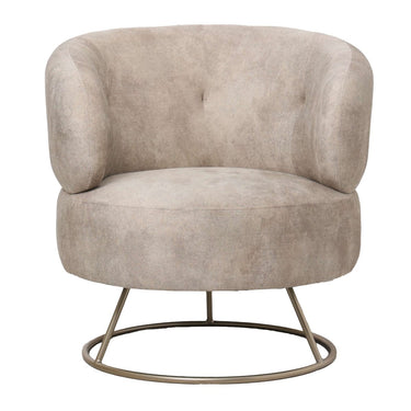 Sessel - Carice 78.0 x 78.0 x 79.0 cm Beige 1 von PTMD - Esszett Luxury | Stilvolles Wohnen mit Charakter
