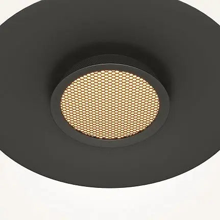 Pendant Lamp Black Ring-shaped Aluminum Housing Integrated LED & Modern Design – El | Maytoni