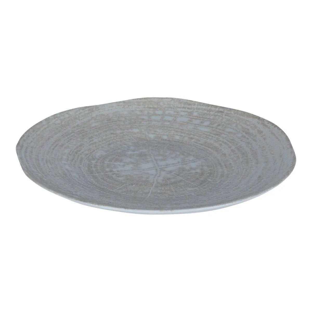 Plate made of porcelain, round design, dishwasher-safe L – Kaylaa | PTMD